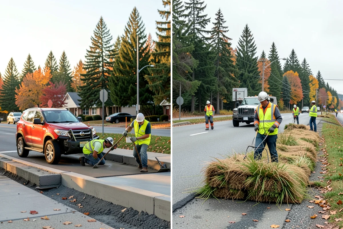 Municipal Landscape Installation in Seattle, King County, WA - We review plans and specifications and confirm the plant and material schedule