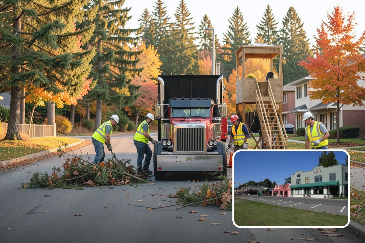 Municipal Landscape Installation in Snoqualmie, King County, WA - Turnkey installation coordinates plants, soil, and irrigation under one contract