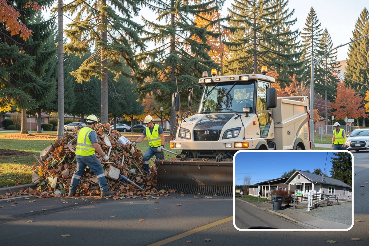 Municipal Landscape Installation in South Prairie, Pierce County, WA - Turnkey installation coordinates plants, soil, and irrigation under one contract
