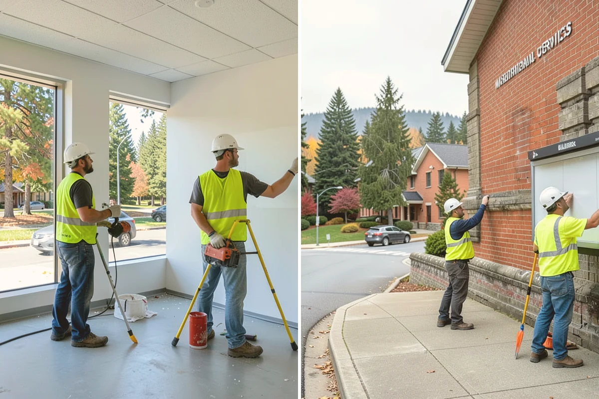 Municipal Landscape Installation in Stanwood, Snohomish County, WA - We review plans and specifications and confirm the plant and material schedule