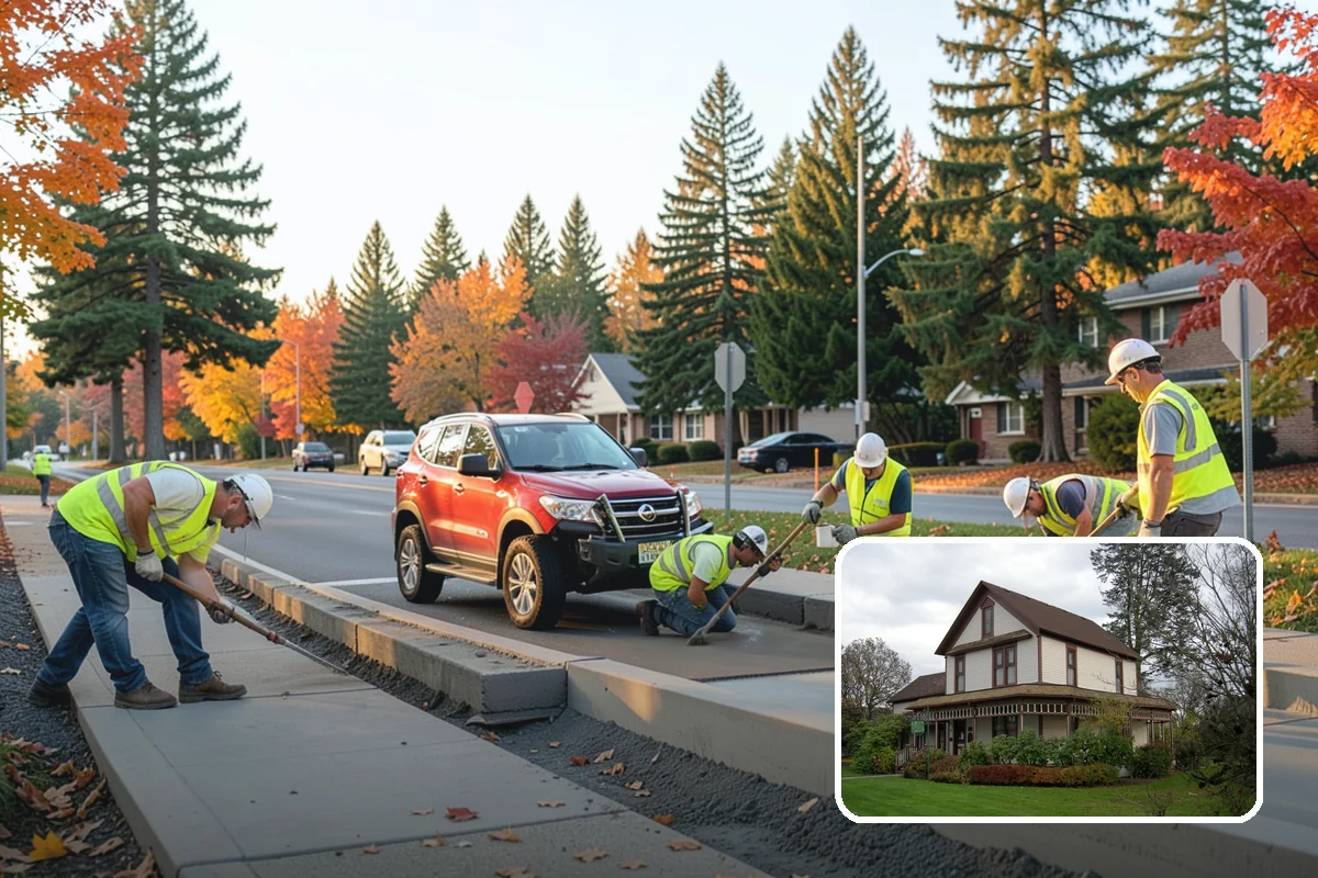 Municipal Landscape Installation in Sumner, Pierce County, WA - Turnkey installation coordinates plants, soil, and irrigation under one contract