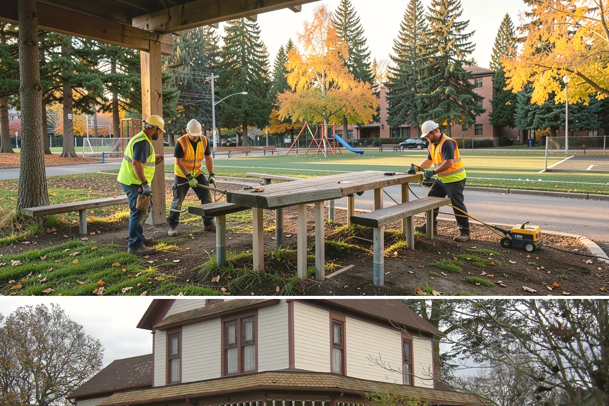 Municipal Landscape Installation in Sumner, Pierce County, WA - Installation is best scheduled for fall or spring to give new plantings a mild establishment window ahead of summer stress.