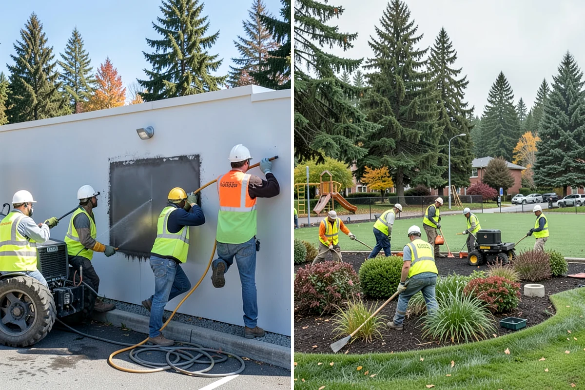 Municipal Landscape Maintenance in Arlington, Snohomish County, WA - Site inventory and baseline condition assessment across all listed properties