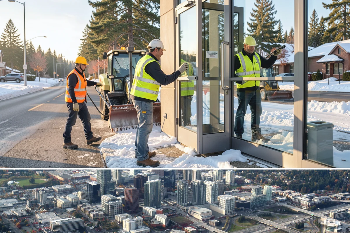 Municipal Landscape Maintenance in Bellevue, King County, WA - Growth-season mowing and detail work runs March through October in the maritime Northwest, with reduced winter visits focused on...