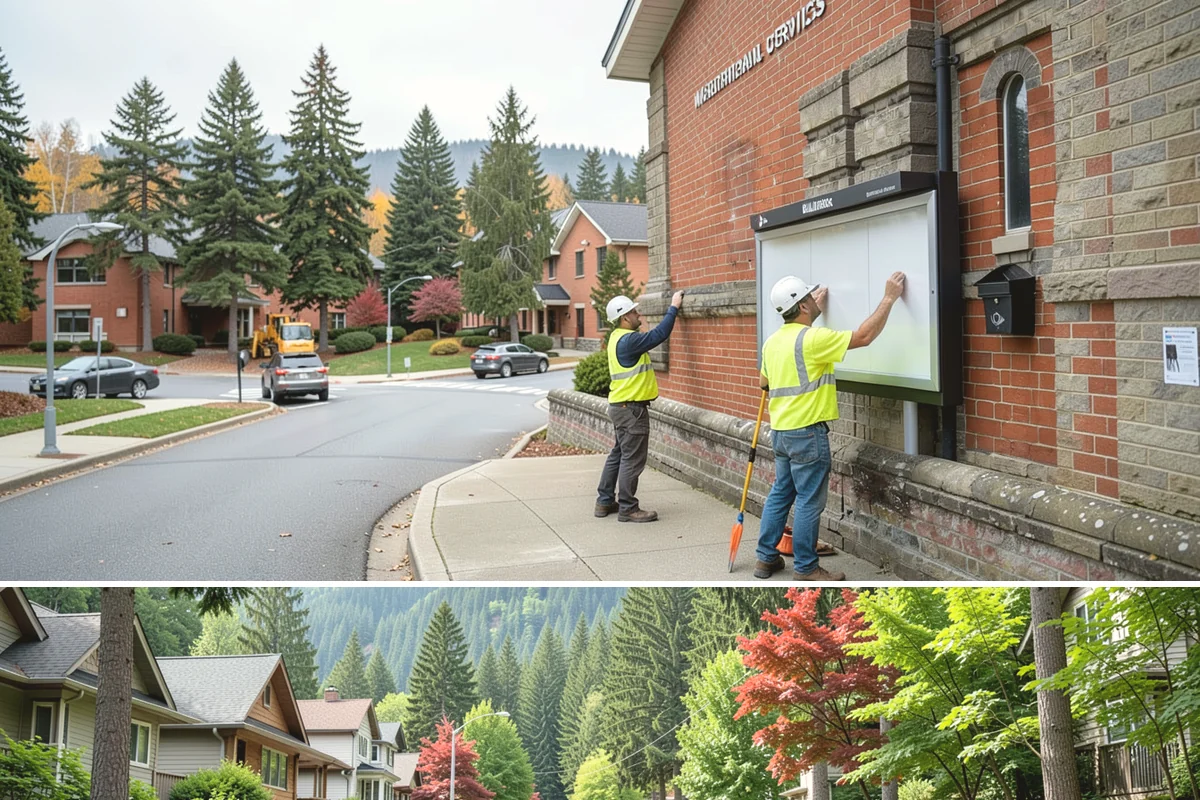 Municipal Landscape Maintenance in Darrington, Snohomish County, WA - Growth-season mowing and detail work runs March through October in the maritime Northwest, with reduced winter visits focused on...