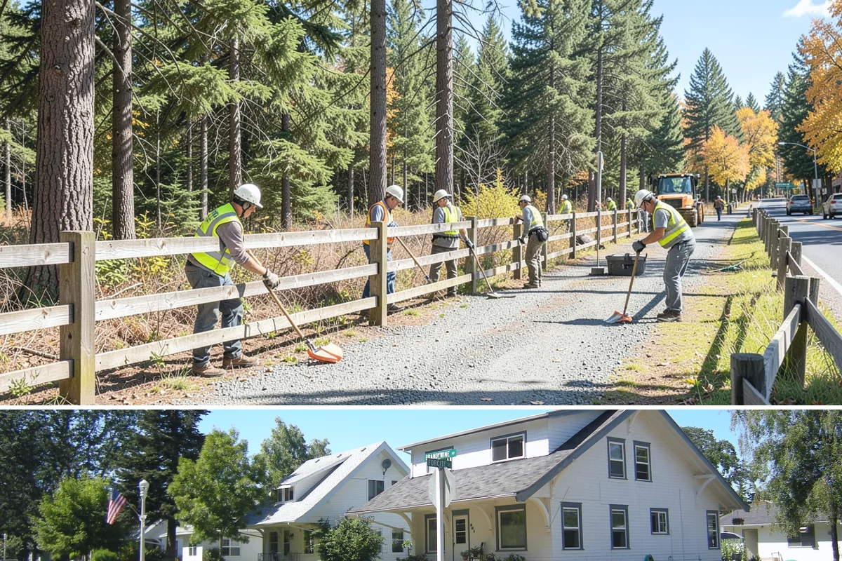 Municipal Landscape Maintenance in DuPont, Pierce County, WA - Growth-season mowing and detail work runs March through October in the maritime Northwest, with reduced winter visits focused on...