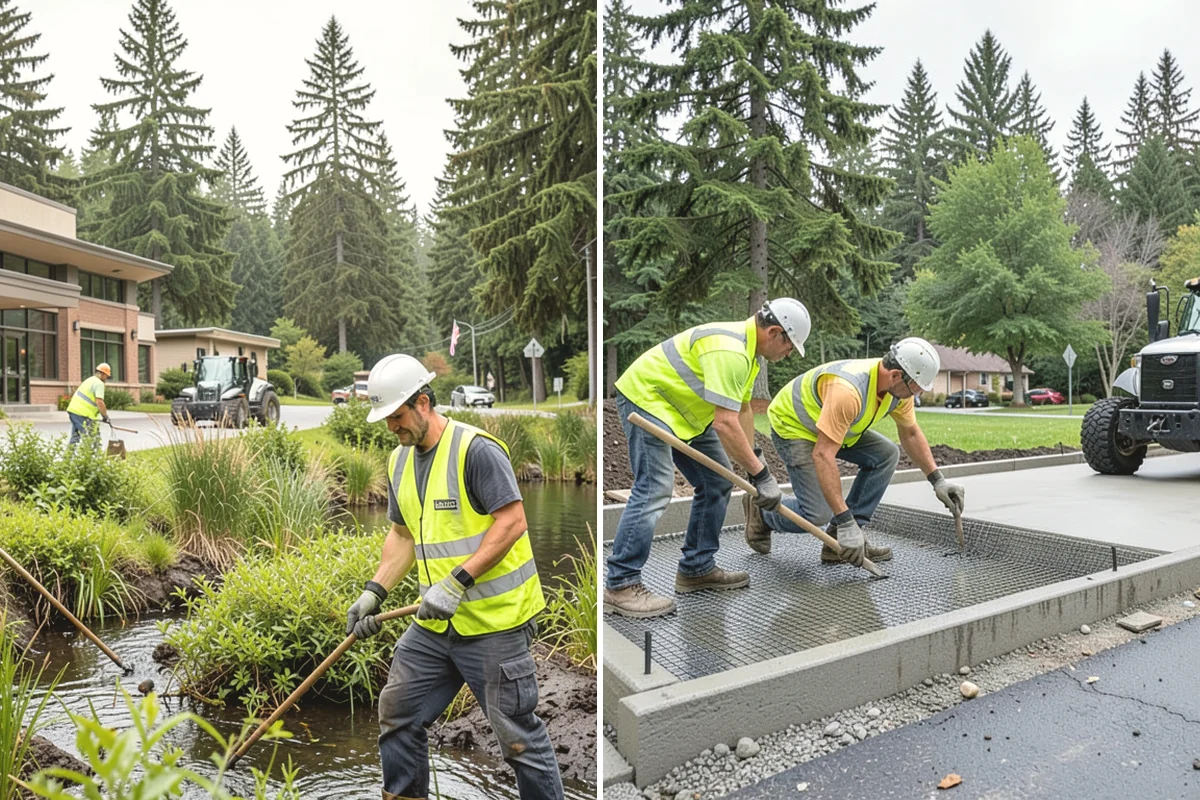 Municipal Landscape Maintenance in Edgewood, Pierce County, WA - Site inventory and baseline condition assessment across all listed properties
