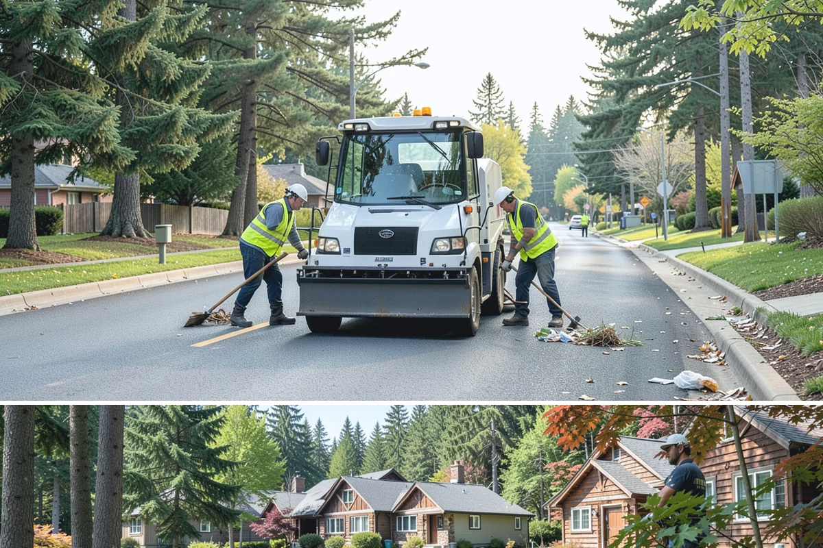 Municipal Landscape Maintenance in Edgewood, Pierce County, WA - Growth-season mowing and detail work runs March through October in the maritime Northwest, with reduced winter visits focused on...