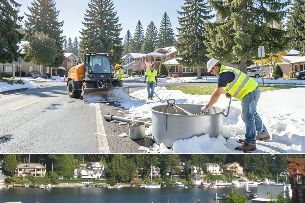 Municipal Landscape Maintenance in Gig Harbor, Pierce County, WA - Growth-season mowing and detail work runs March through October in the maritime Northwest, with reduced winter visits focused on...