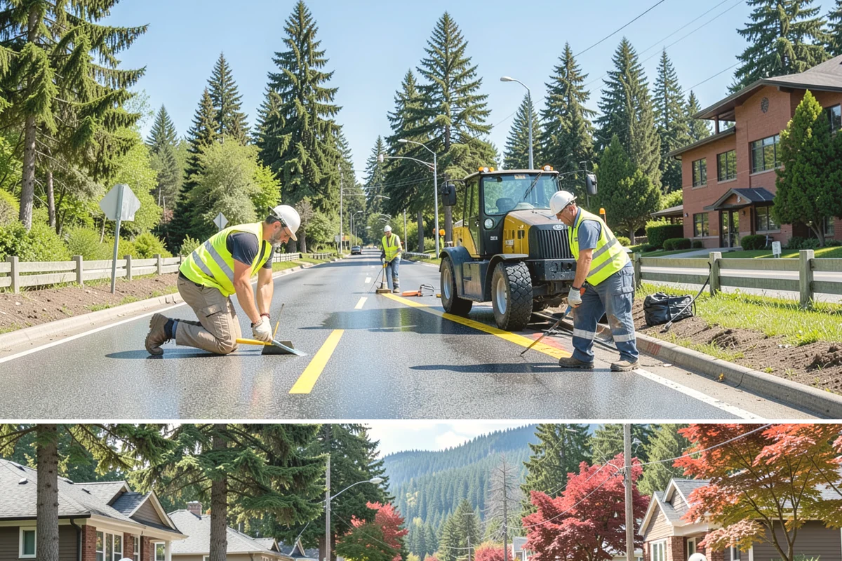 Municipal Landscape Maintenance in Hunts Point, King County, WA - Growth-season mowing and detail work runs March through October in the maritime Northwest, with reduced winter visits focused on...