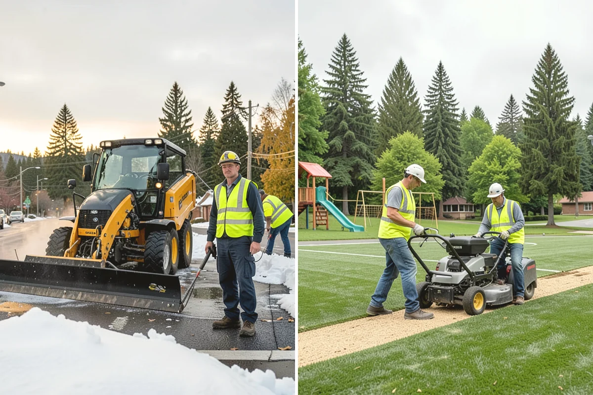 Municipal Landscape Maintenance in Mill Creek, Snohomish County, WA - Site inventory and baseline condition assessment across all listed properties