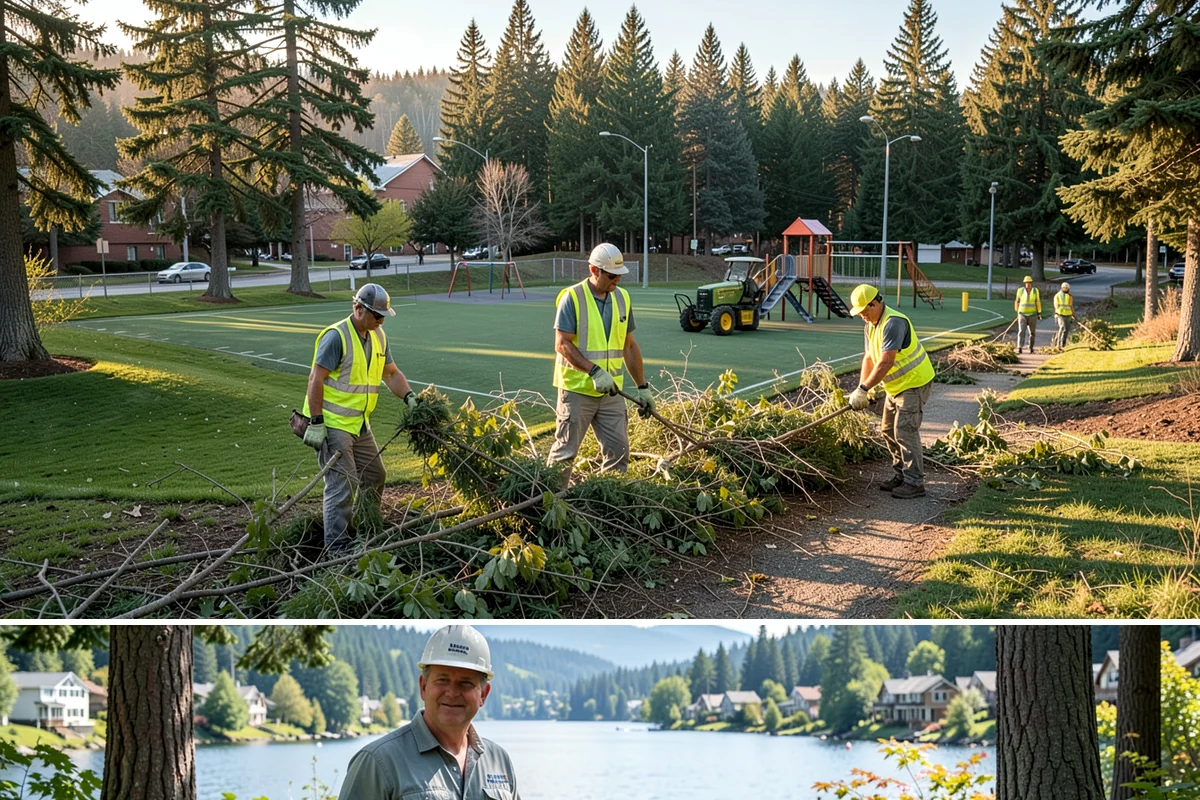 Municipal Landscape Maintenance in Milton, King County, WA - Growth-season mowing and detail work runs March through October in the maritime Northwest, with reduced winter visits focused on...