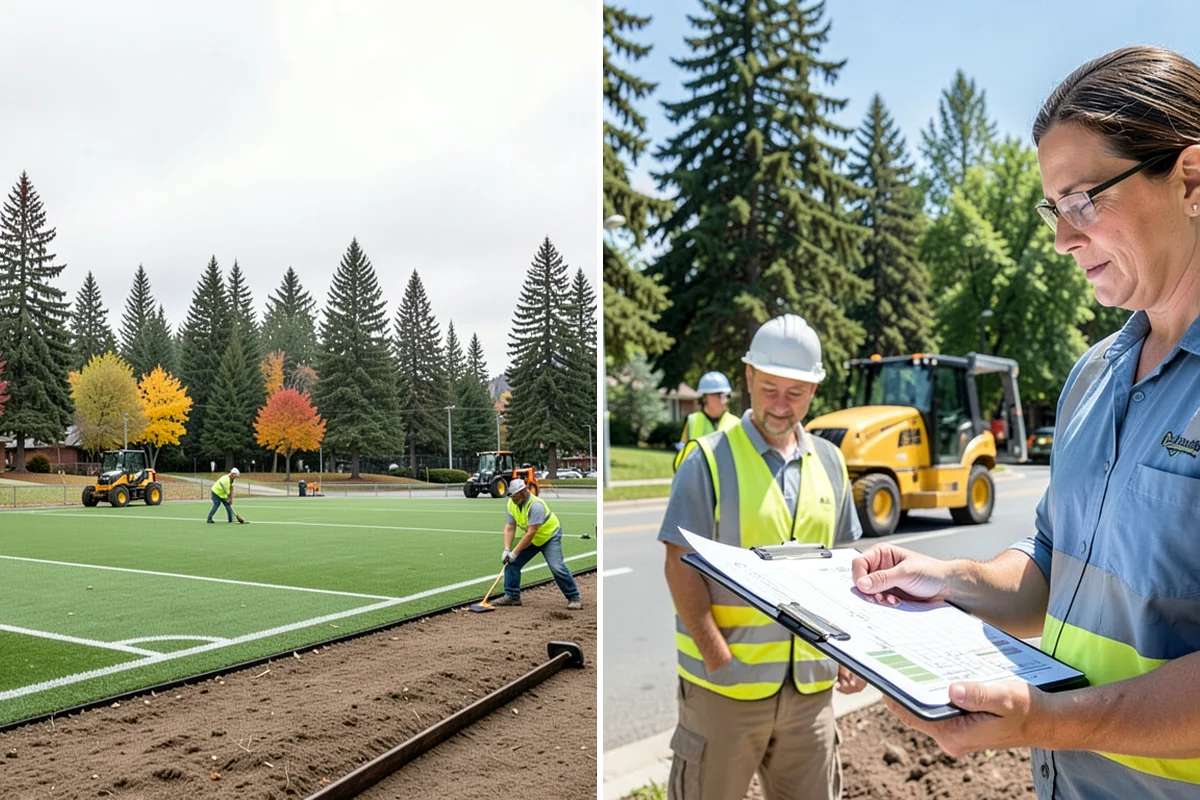 Municipal Landscape Maintenance in Puyallup, Pierce County, WA - Site inventory and baseline condition assessment across all listed properties