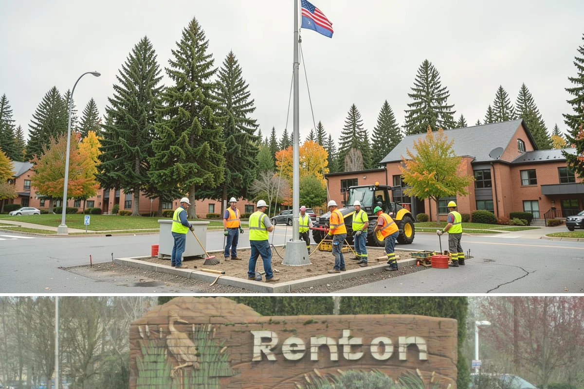 Municipal Landscape Maintenance in Renton, King County, WA - Growth-season mowing and detail work runs March through October in the maritime Northwest, with reduced winter visits focused on...