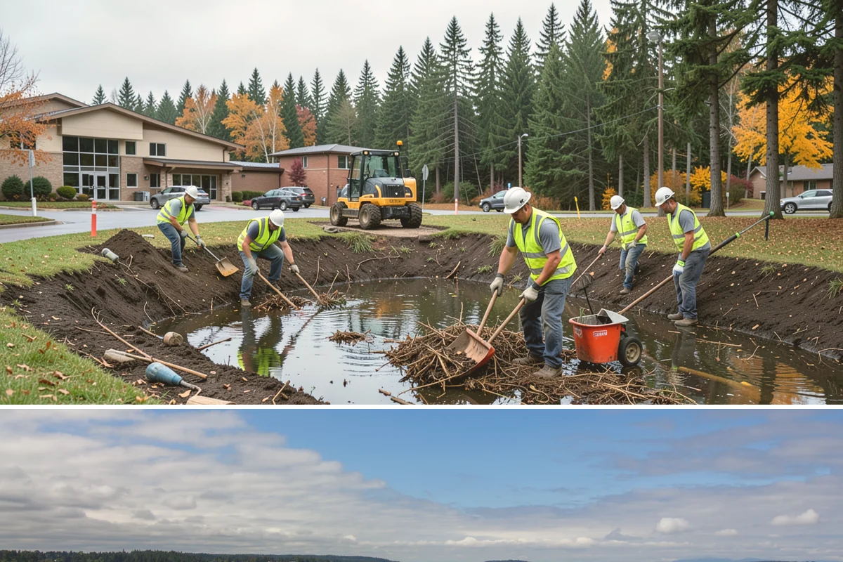 Municipal Landscape Maintenance in University Place, Pierce County, WA - Growth-season mowing and detail work runs March through October in the maritime Northwest, with reduced winter visits focused on...