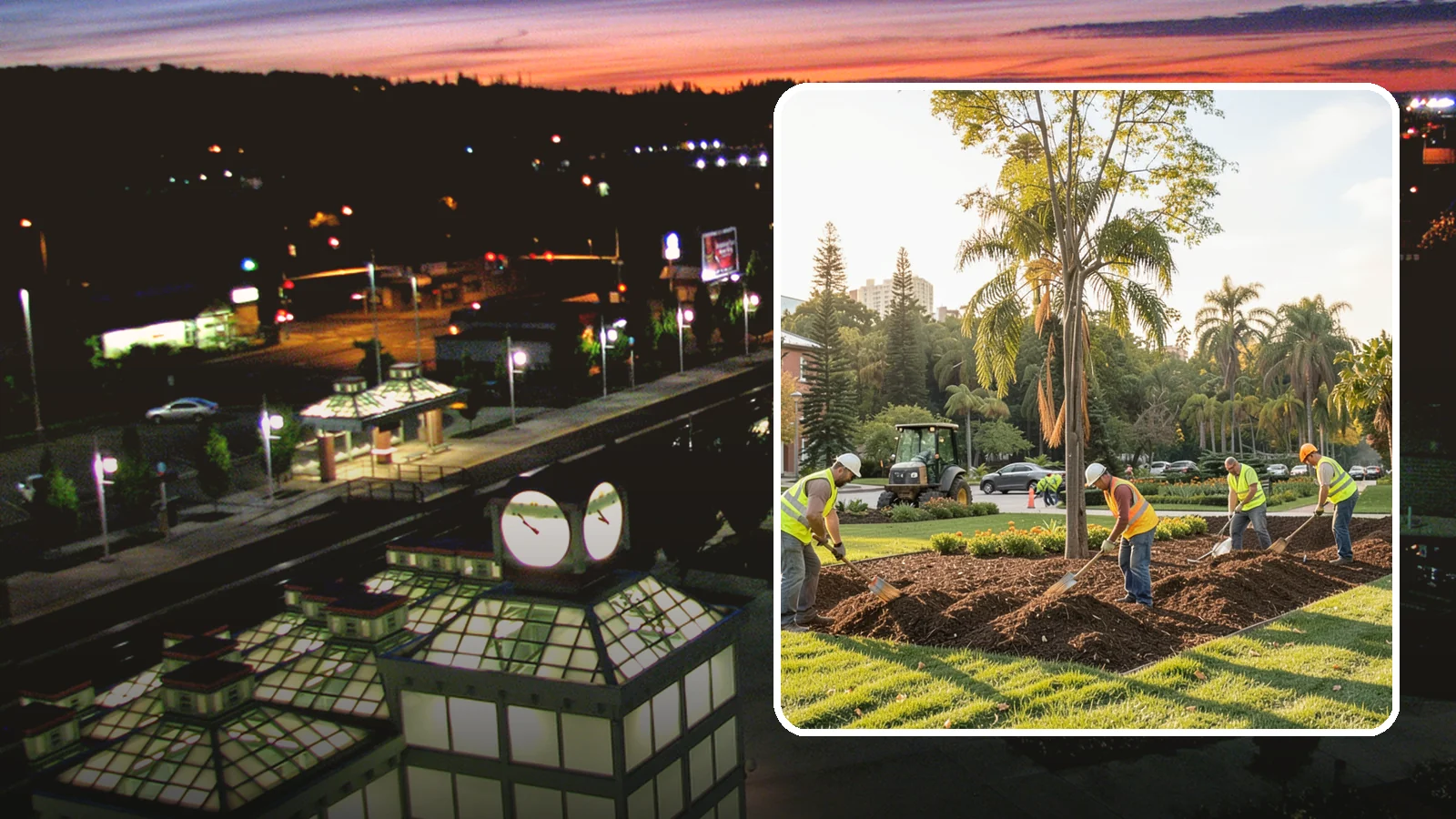 Municipal Mulch Installation in Auburn, King County, WA - We install organic mulch in public tree rings, beds, and natural areas to conserve moisture and build soil for Western Washington...