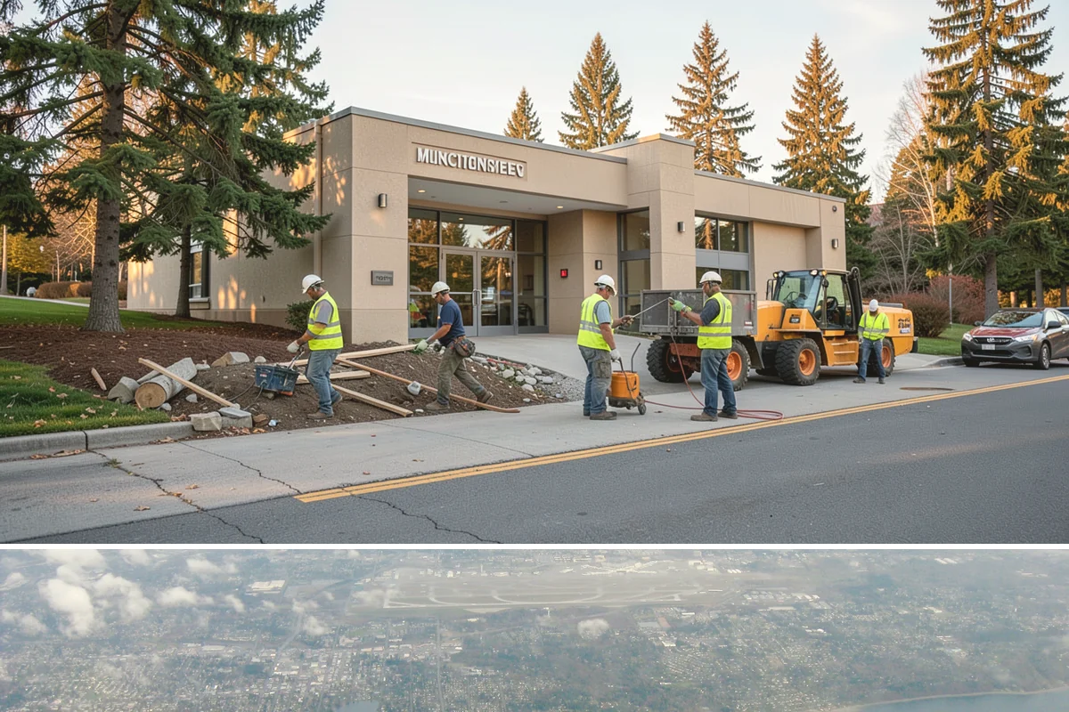 Municipal Mulch Installation in Burien, King County, WA - Late spring application maximizes moisture retention through summer, while fall mulching insulates roots ahead of winter.