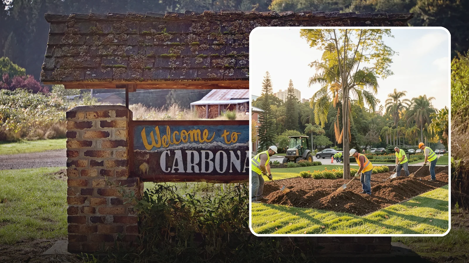 Municipal Mulch Installation in Carbonado, Pierce County, WA - We install organic mulch in public tree rings, beds, and natural areas to conserve moisture and build soil for Western Washington...