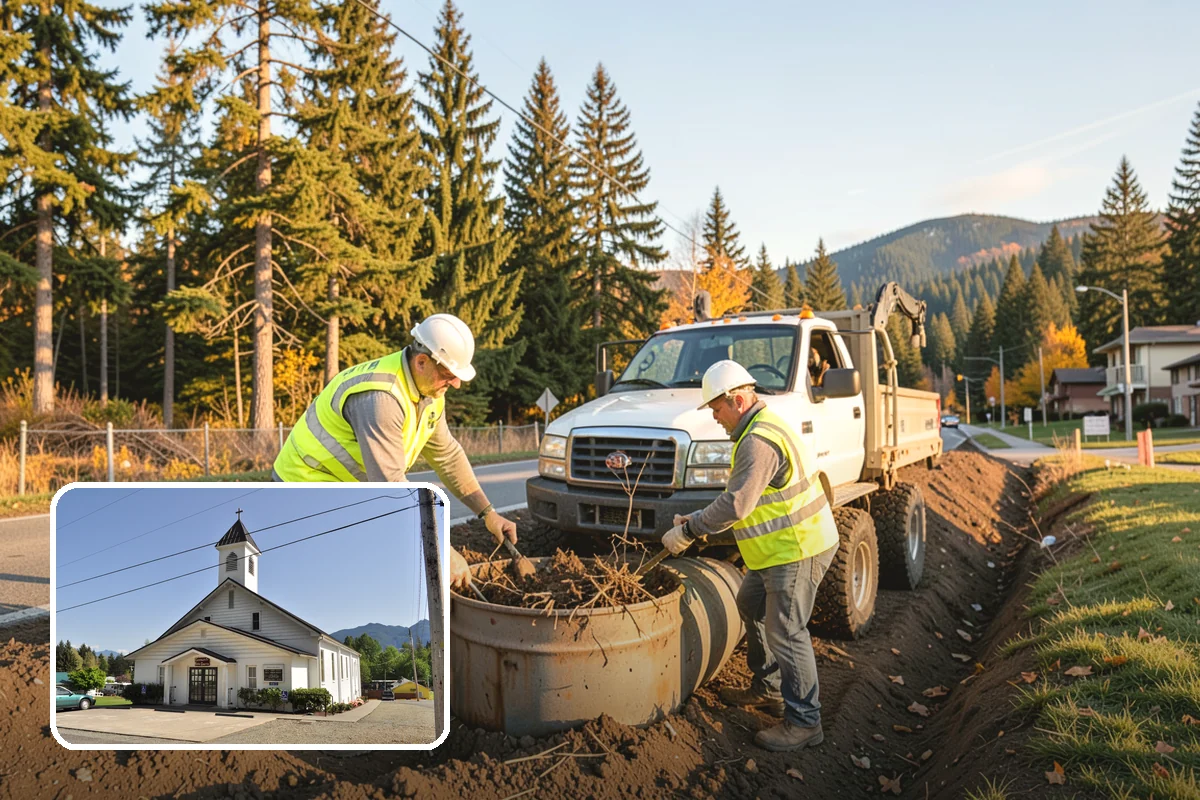 Municipal Mulch Installation in Concrete, Skagit County, WA - Proper depth conserves soil moisture and suppresses weeds