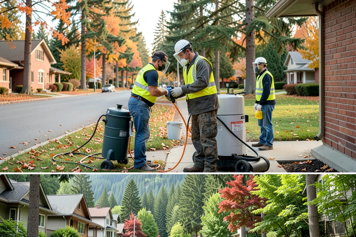 Municipal Mulch Installation in Darrington, Snohomish County, WA - Late spring application maximizes moisture retention through summer, while fall mulching insulates roots ahead of winter.