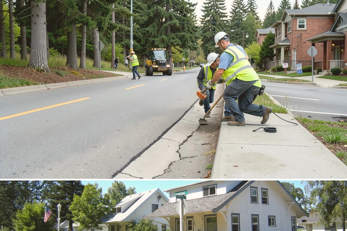 Municipal Mulch Installation in DuPont, Pierce County, WA - Late spring application maximizes moisture retention through summer, while fall mulching insulates roots ahead of winter.