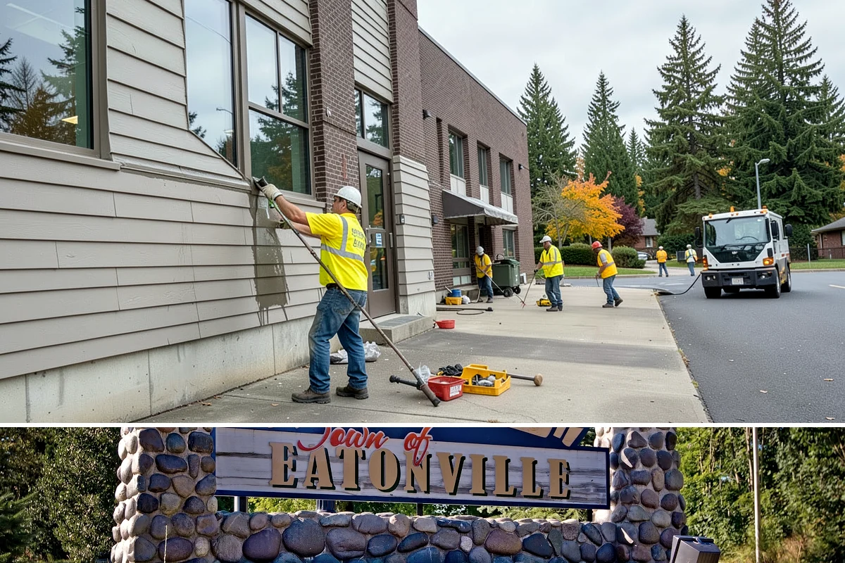 Municipal Mulch Installation in Eatonville, Pierce County, WA - Late spring application maximizes moisture retention through summer, while fall mulching insulates roots ahead of winter.