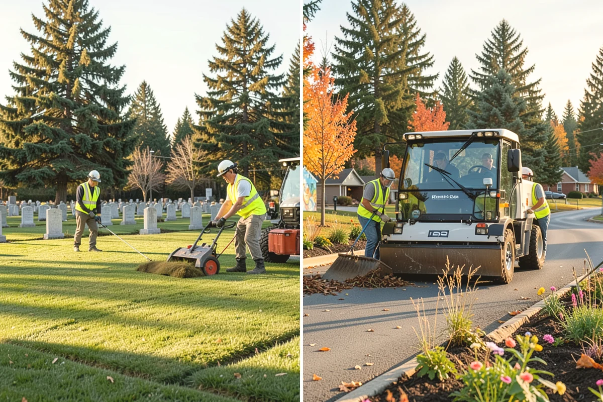 Municipal Mulch Installation in Edgewood, Pierce County, WA - We calculate coverage and confirm mulch type and depth by area