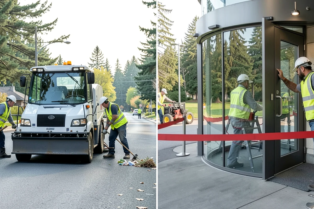 Municipal Mulch Installation in Everett, Snohomish County, WA - We calculate coverage and confirm mulch type and depth by area
