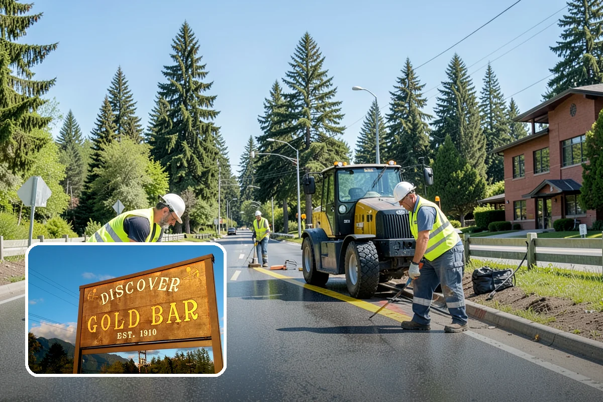 Municipal Mulch Installation in Gold Bar, Snohomish County, WA - Proper depth conserves soil moisture and suppresses weeds