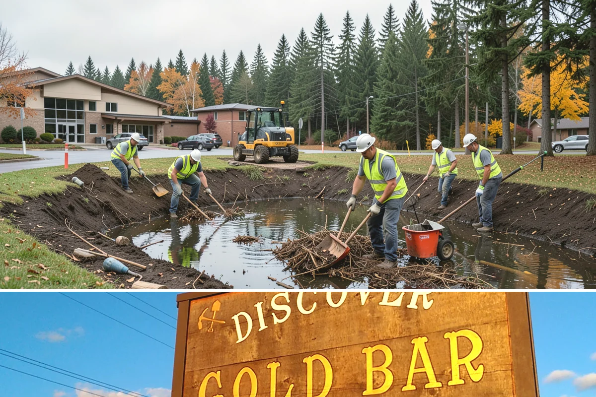 Municipal Mulch Installation in Gold Bar, Snohomish County, WA - Late spring application maximizes moisture retention through summer, while fall mulching insulates roots ahead of winter.