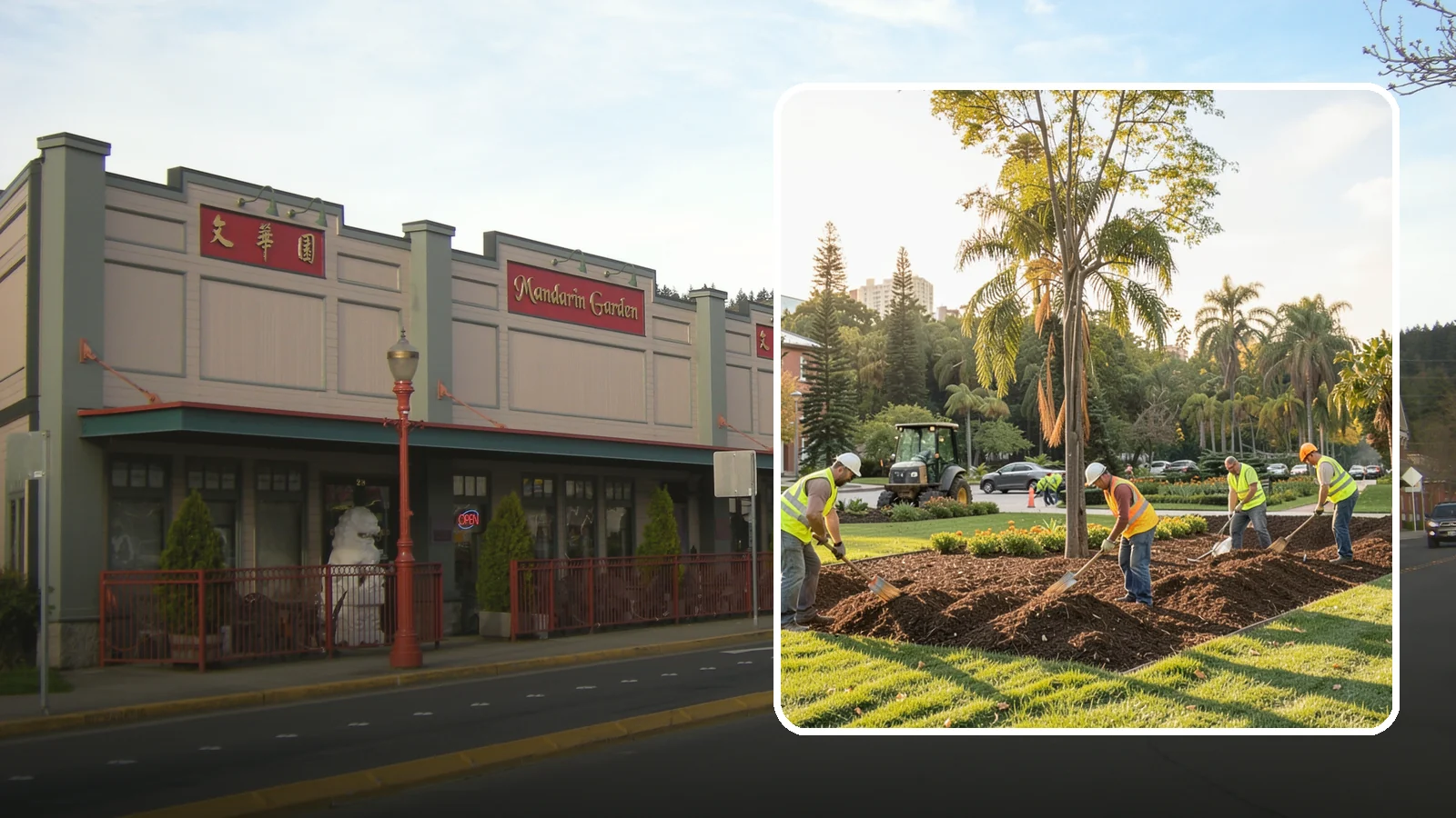Municipal Mulch Installation in Issaquah, King County, WA - We install organic mulch in public tree rings, beds, and natural areas to conserve moisture and build soil for Western Washington...