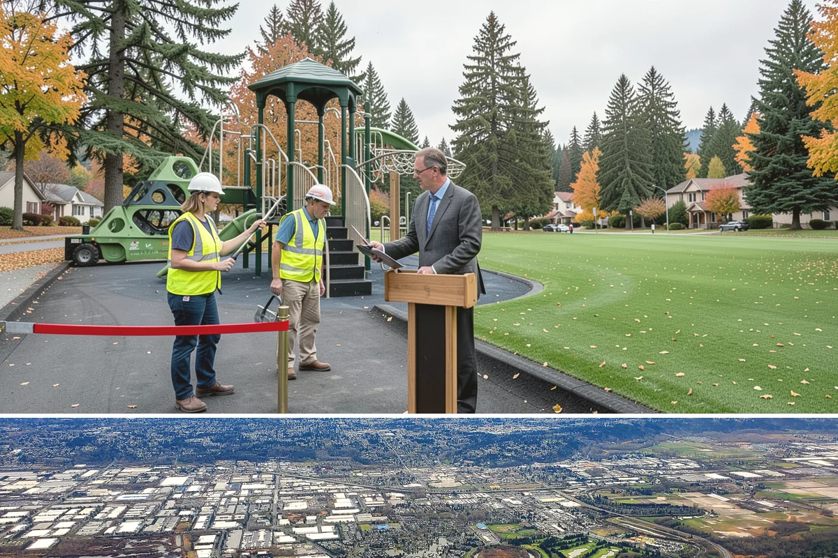 Municipal Mulch Installation in Kent, King County, WA - Late spring application maximizes moisture retention through summer, while fall mulching insulates roots ahead of winter.