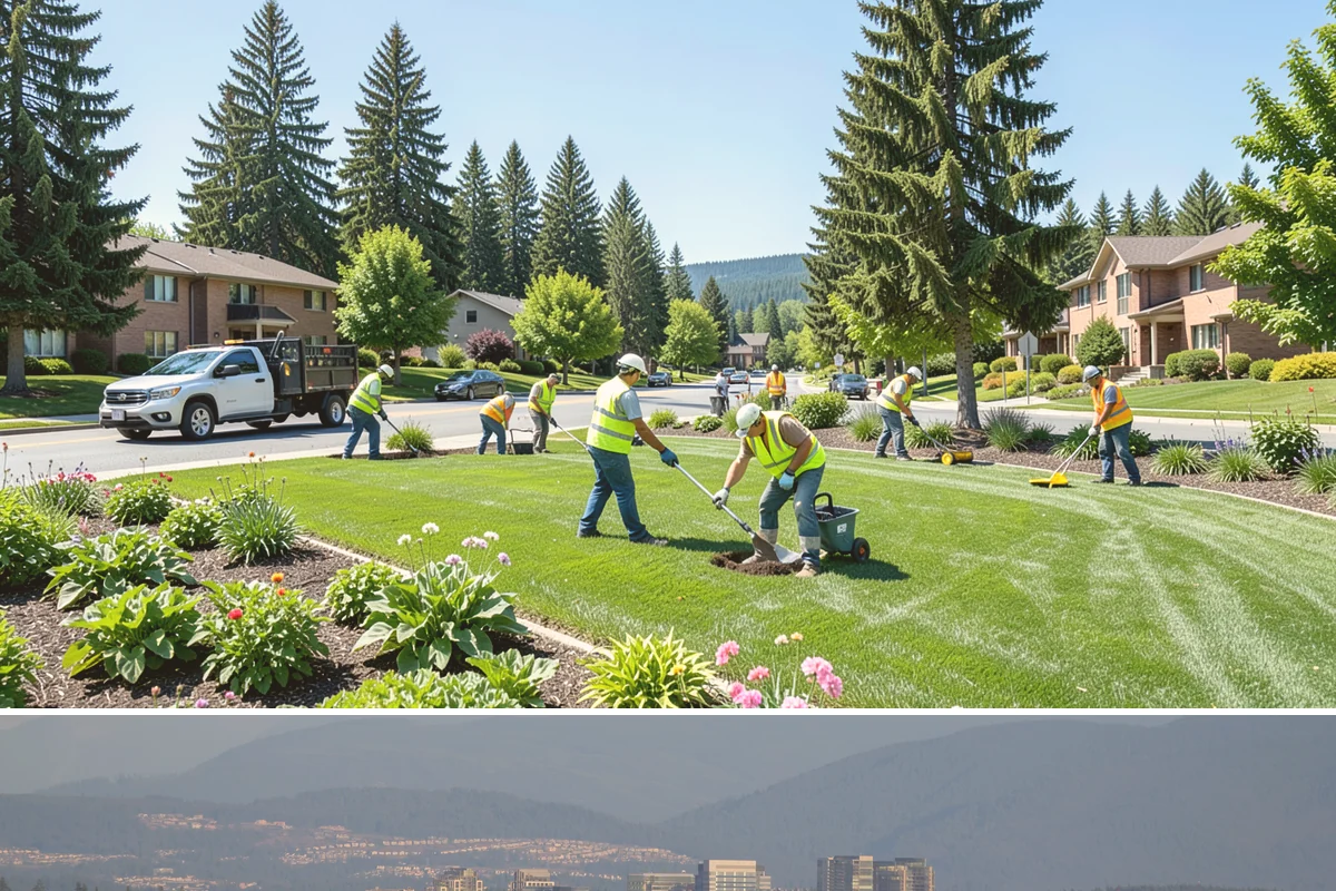 Municipal Mulch Installation in Medina, King County, WA - Late spring application maximizes moisture retention through summer, while fall mulching insulates roots ahead of winter.