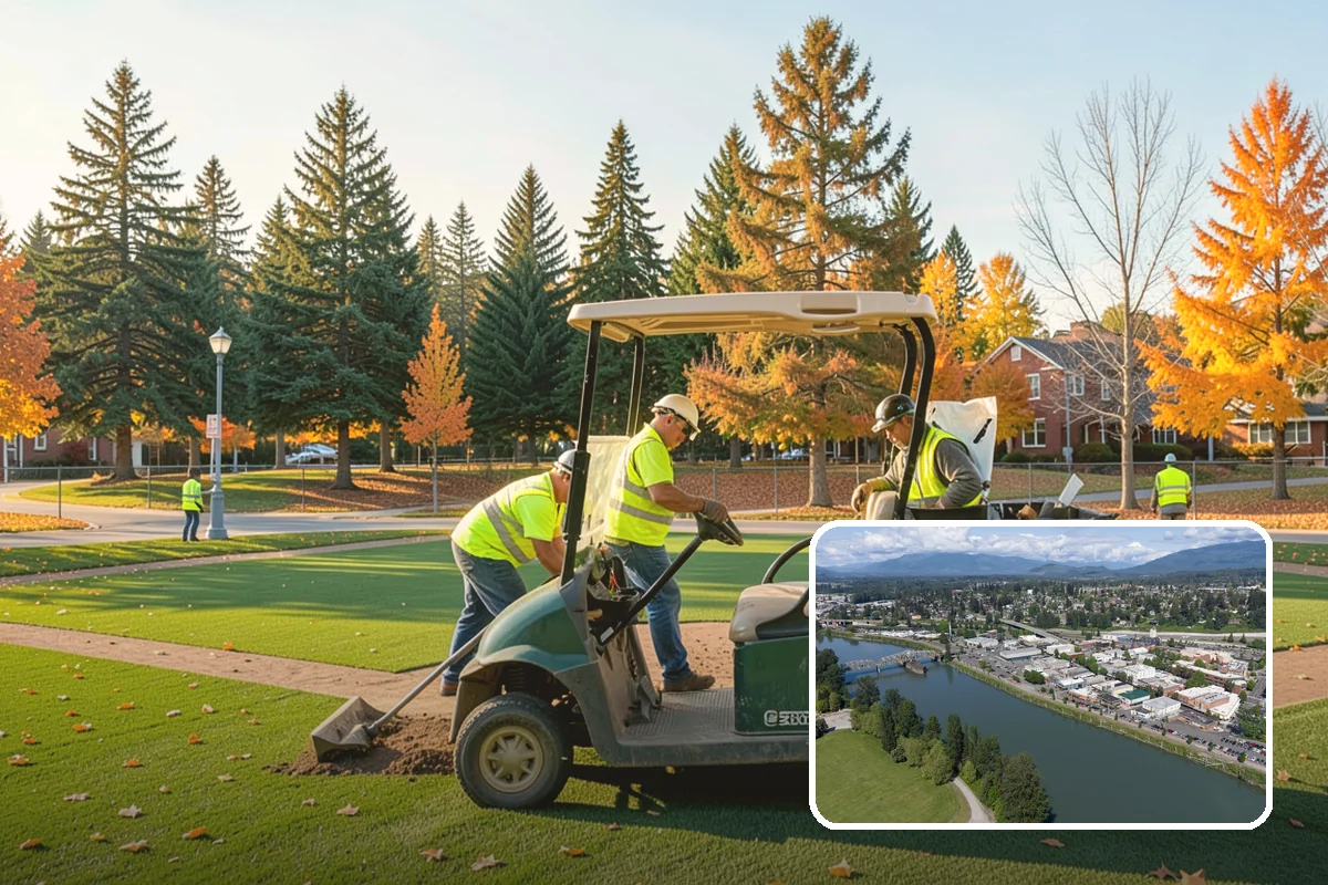Municipal Mulch Installation in Mount Vernon, Skagit County, WA - Proper depth conserves soil moisture and suppresses weeds