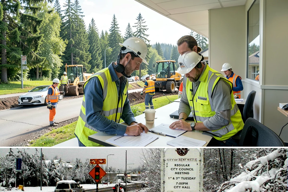 Municipal Mulch Installation in Newcastle, King County, WA - Late spring application maximizes moisture retention through summer, while fall mulching insulates roots ahead of winter.