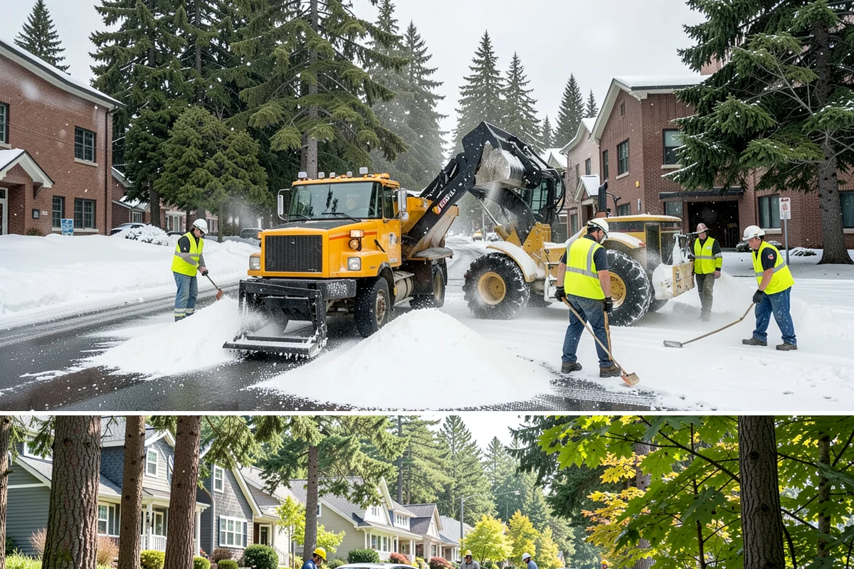 Municipal Mulch Installation in Normandy Park, King County, WA - Late spring application maximizes moisture retention through summer, while fall mulching insulates roots ahead of winter.