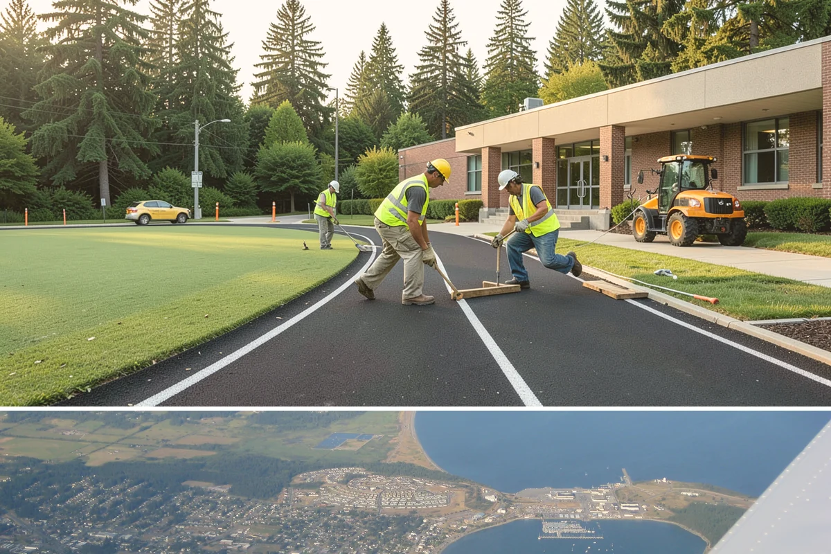 Municipal Mulch Installation in Oak Harbor, Island County, WA - Late spring application maximizes moisture retention through summer, while fall mulching insulates roots ahead of winter.