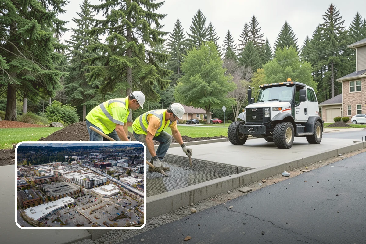 Municipal Mulch Installation in Redmond, King County, WA - Proper depth conserves soil moisture and suppresses weeds