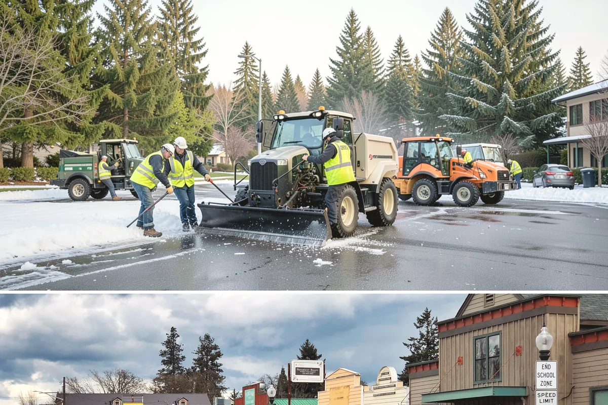 Municipal Mulch Installation in Roy, Pierce County, WA - Late spring application maximizes moisture retention through summer, while fall mulching insulates roots ahead of winter.