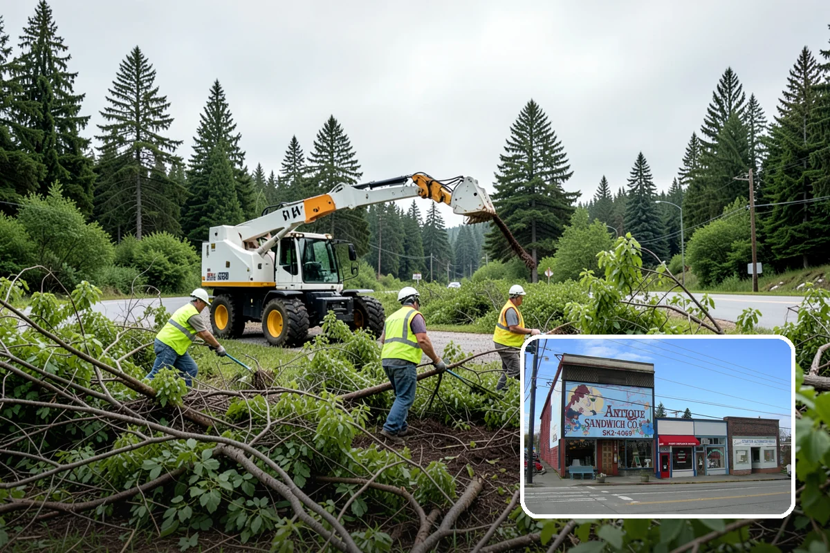 Municipal Mulch Installation in Ruston, Pierce County, WA - Proper depth conserves soil moisture and suppresses weeds
