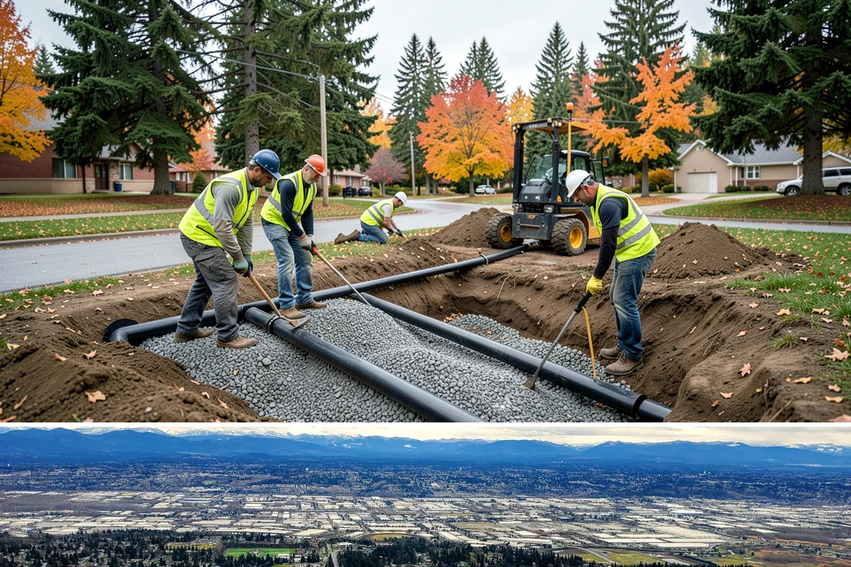 Municipal Mulch Installation in SeaTac, King County, WA - Late spring application maximizes moisture retention through summer, while fall mulching insulates roots ahead of winter.