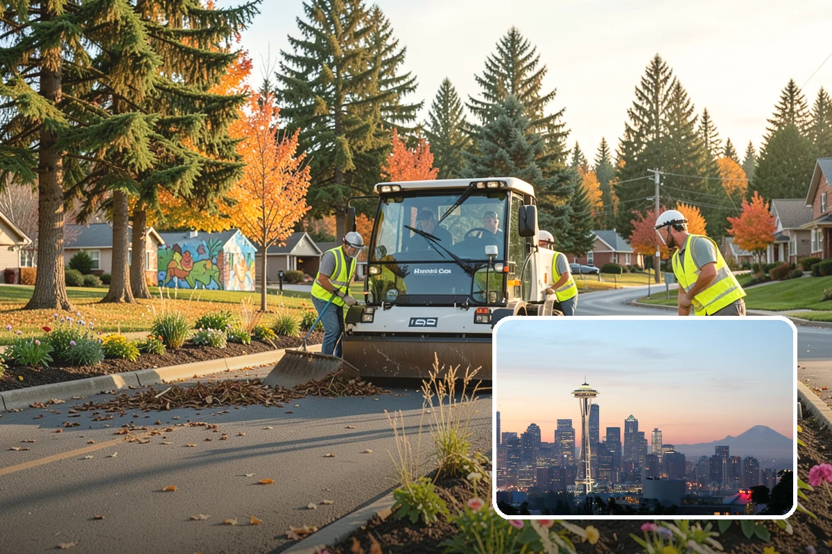 Municipal Mulch Installation in Seattle, King County, WA - Proper depth conserves soil moisture and suppresses weeds