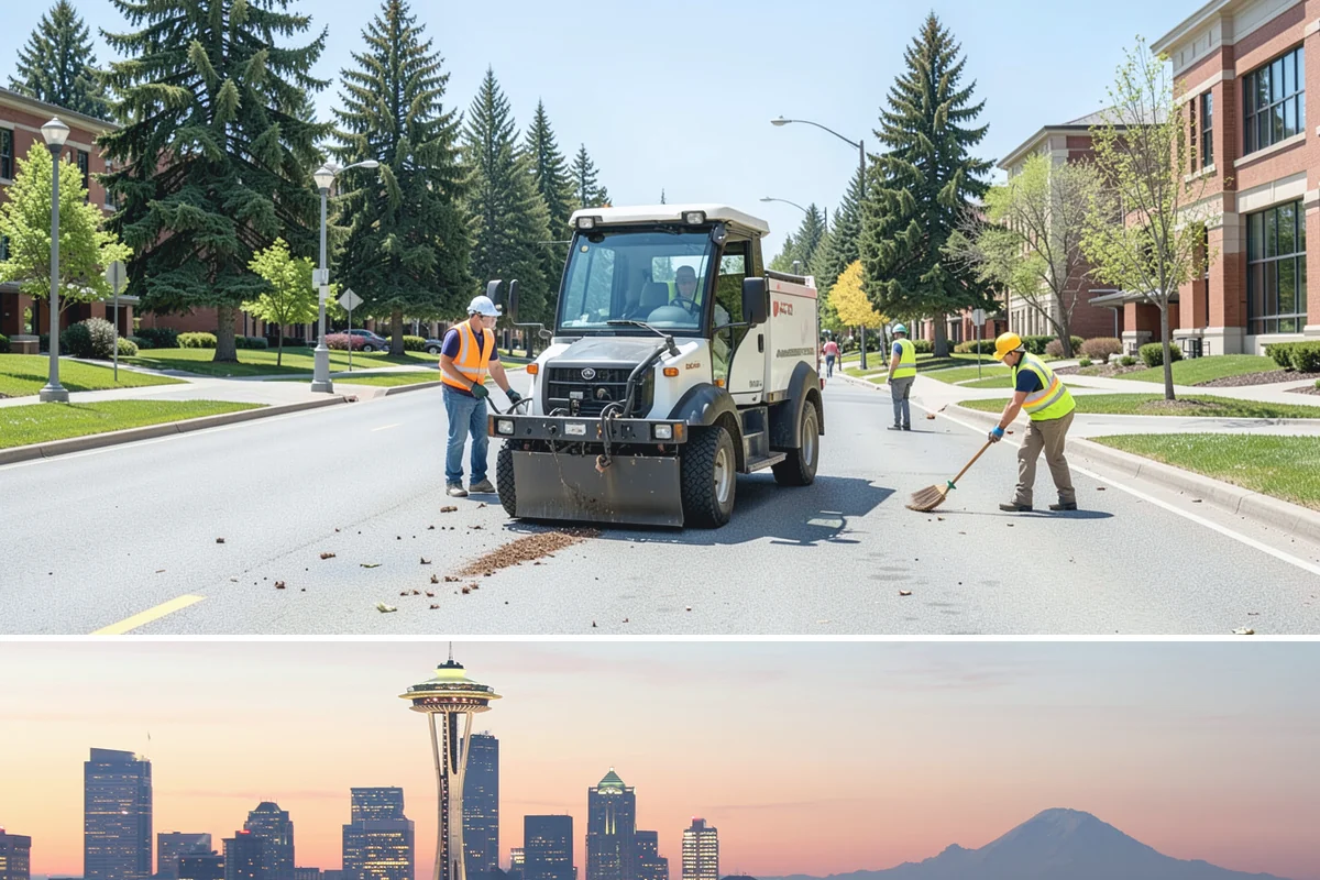 Municipal Mulch Installation in Seattle, King County, WA - Late spring application maximizes moisture retention through summer, while fall mulching insulates roots ahead of winter.