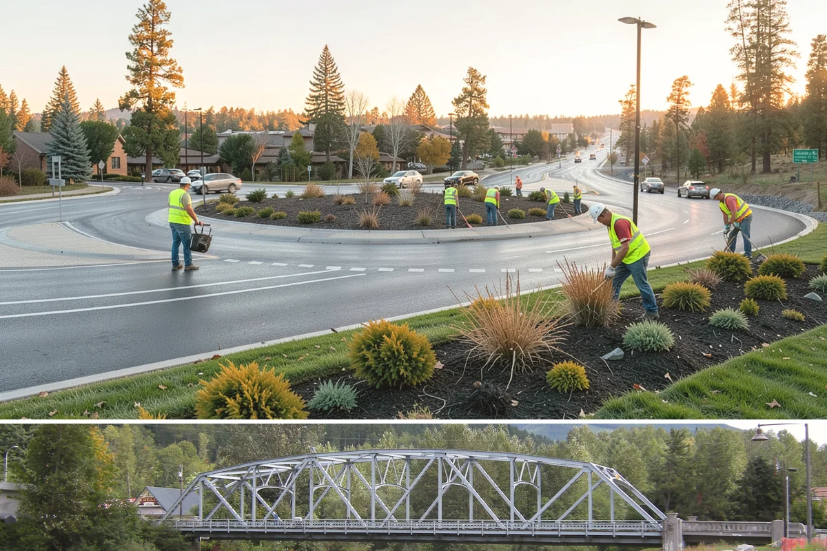 Municipal Mulch Installation in Skykomish, King County, WA - Late spring application maximizes moisture retention through summer, while fall mulching insulates roots ahead of winter.
