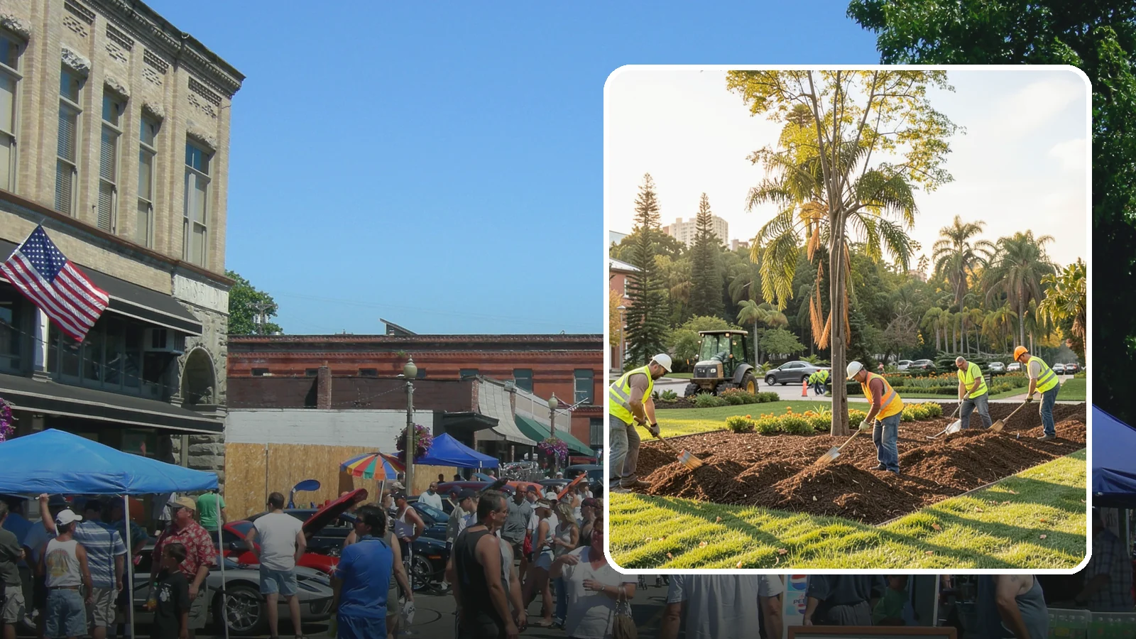 Municipal Mulch Installation in Snohomish, Snohomish County, WA - We install organic mulch in public tree rings, beds, and natural areas to conserve moisture and build soil for Western Washington...