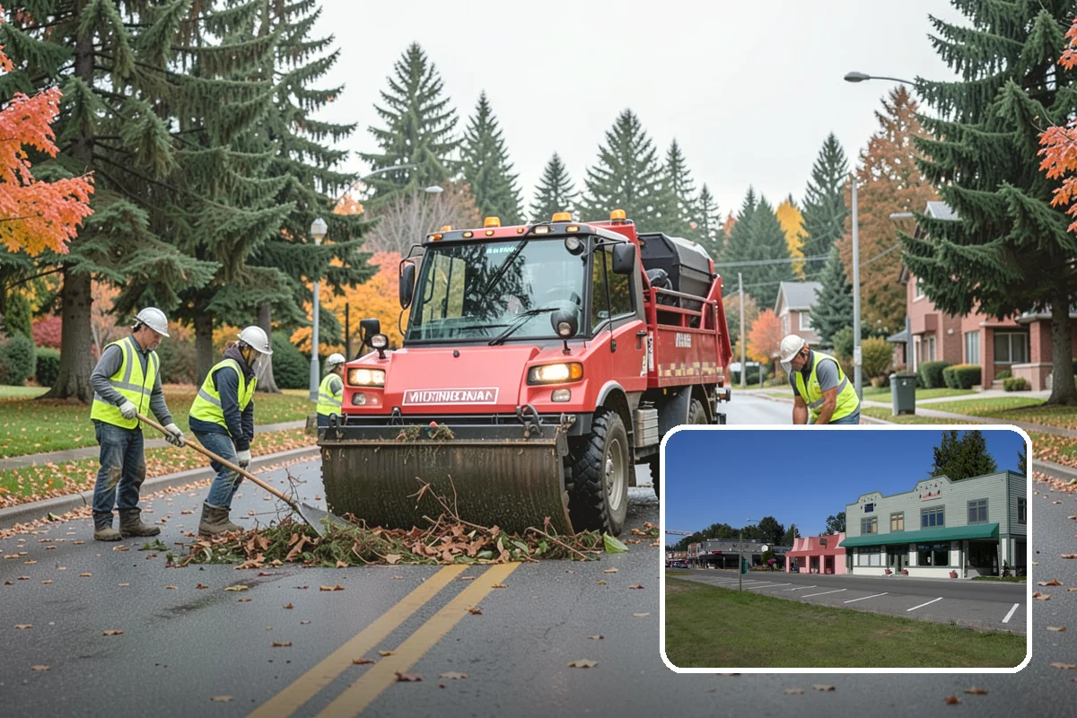 Municipal Mulch Installation in Snoqualmie, King County, WA - Proper depth conserves soil moisture and suppresses weeds