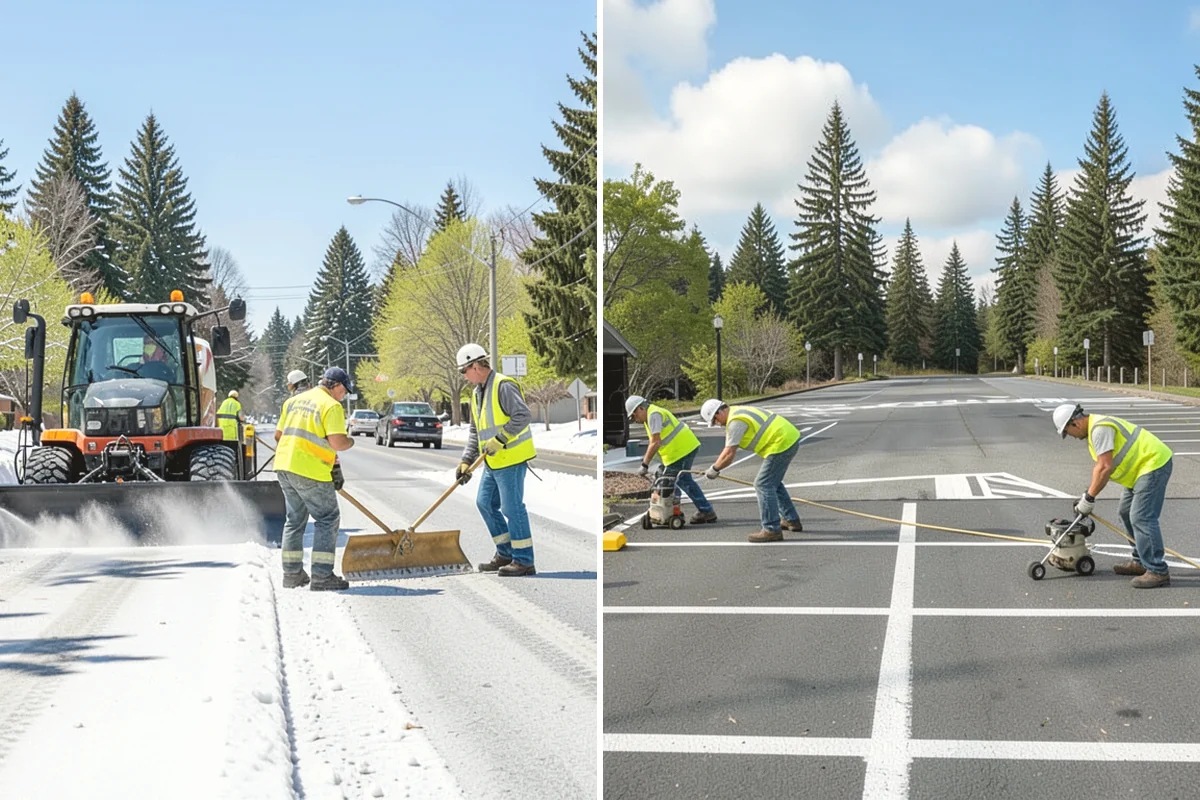 Municipal Mulch Installation in Steilacoom, Pierce County, WA - We calculate coverage and confirm mulch type and depth by area