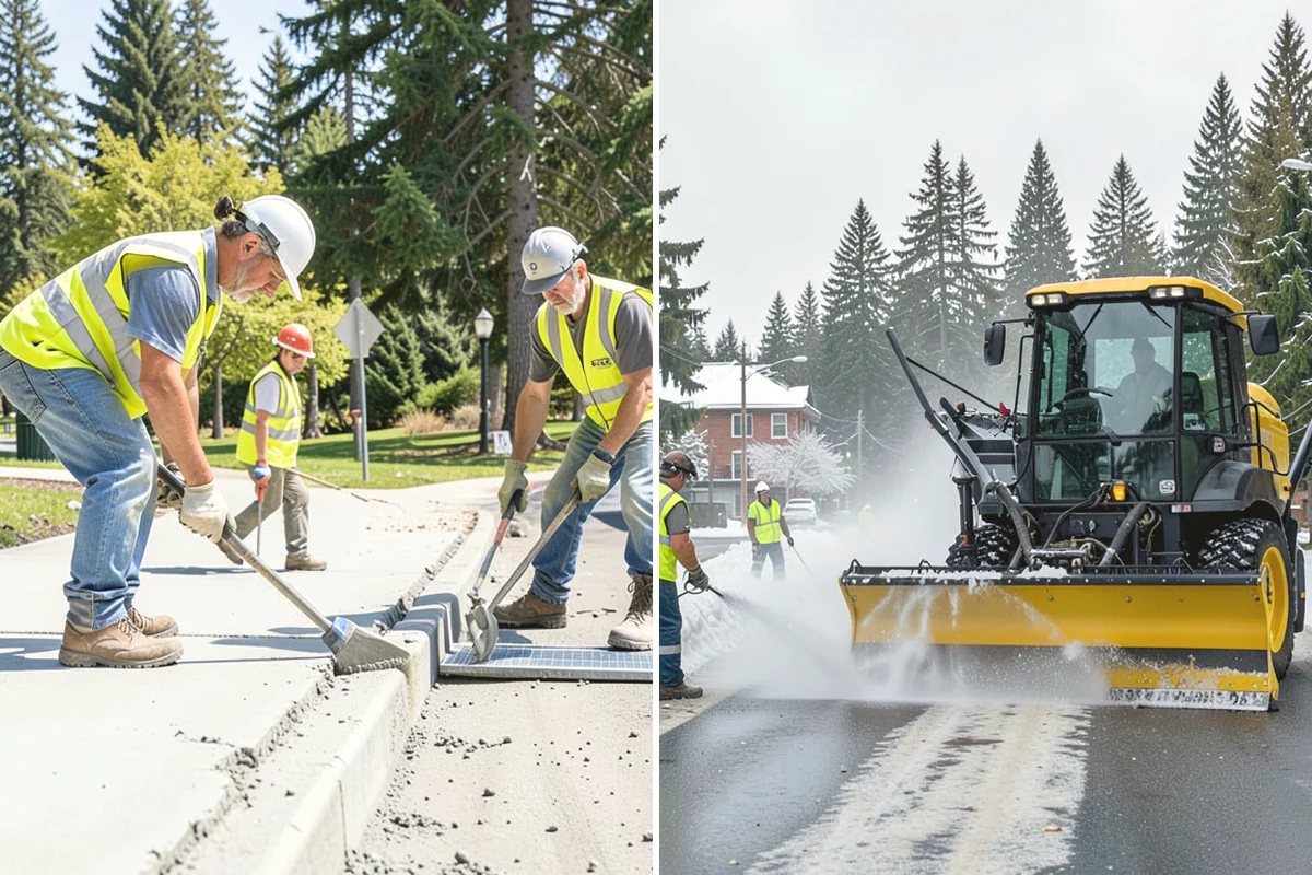 Municipal Mulch Installation in Tacoma, Pierce County, WA - We calculate coverage and confirm mulch type and depth by area