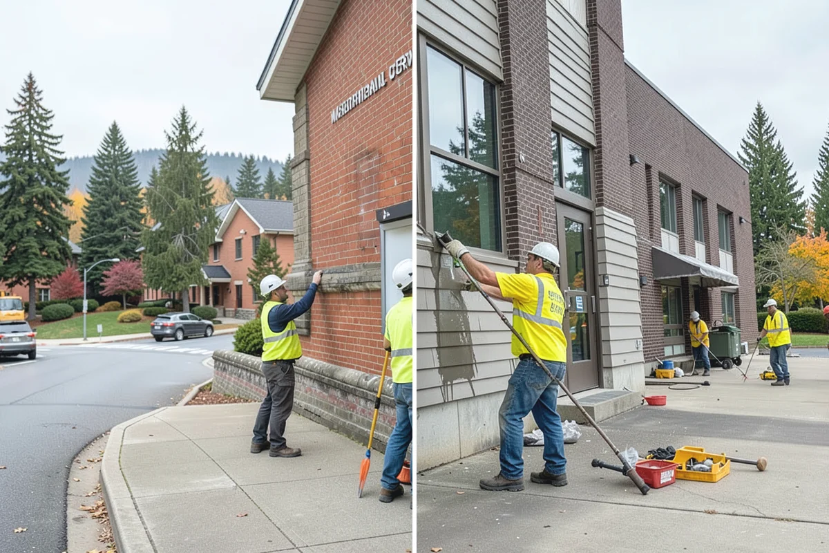 Municipal Pathway Construction in Beaux Arts Village, King County, WA - Alignment survey with drainage and critical-area review