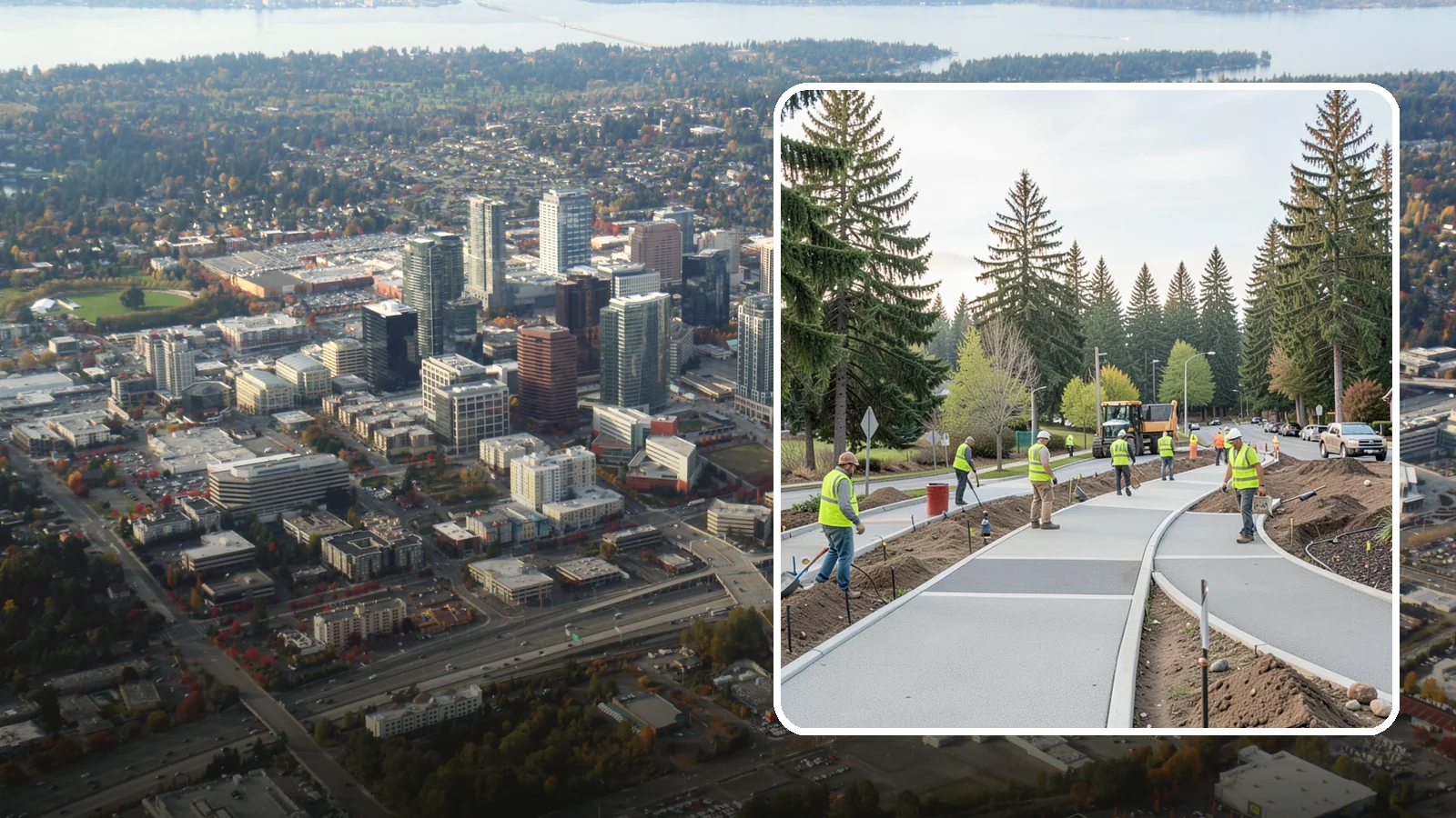 Municipal Pathway Construction in Bellevue, King County, WA - Build multi-use trails and pathways that connect parks, schools, and neighborhoods with accessible, durable surfaces.